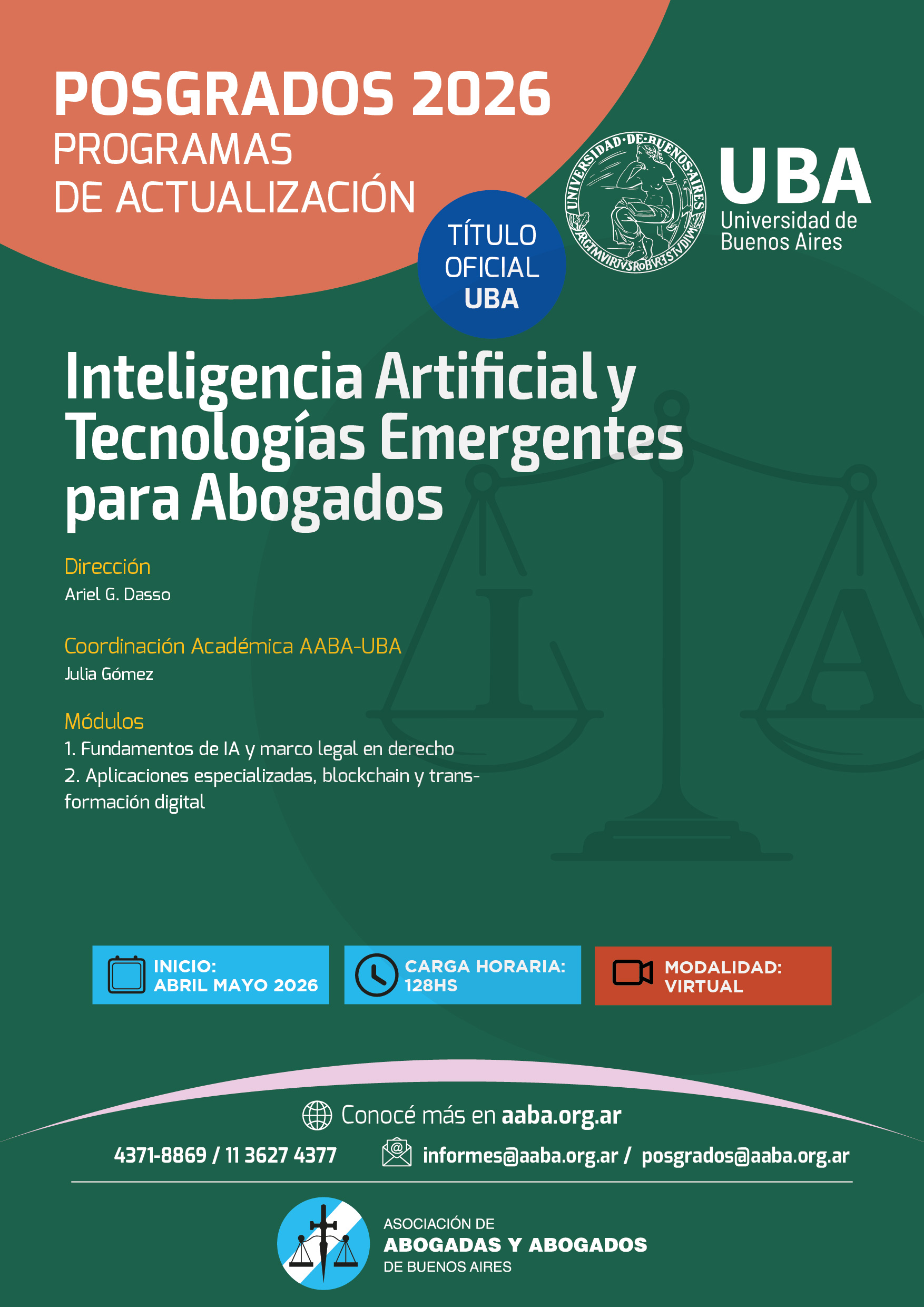 Inteligencia Artificial y Tecnologías Emergentes para Abogados