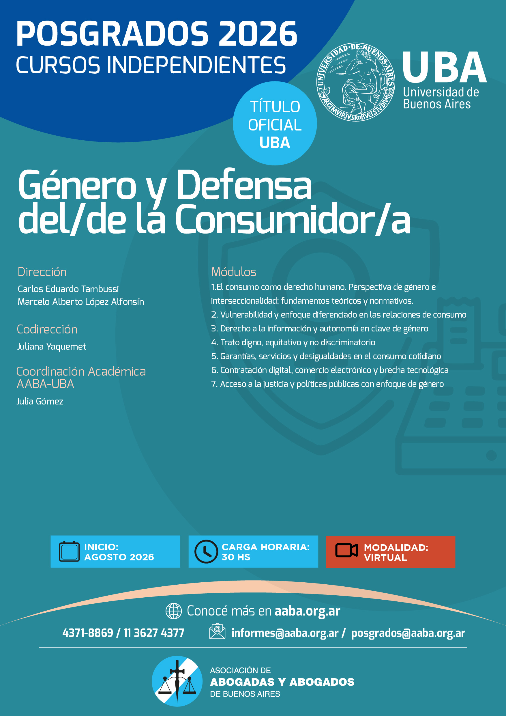 Genero y Defensa del/ de la Consumidor/a